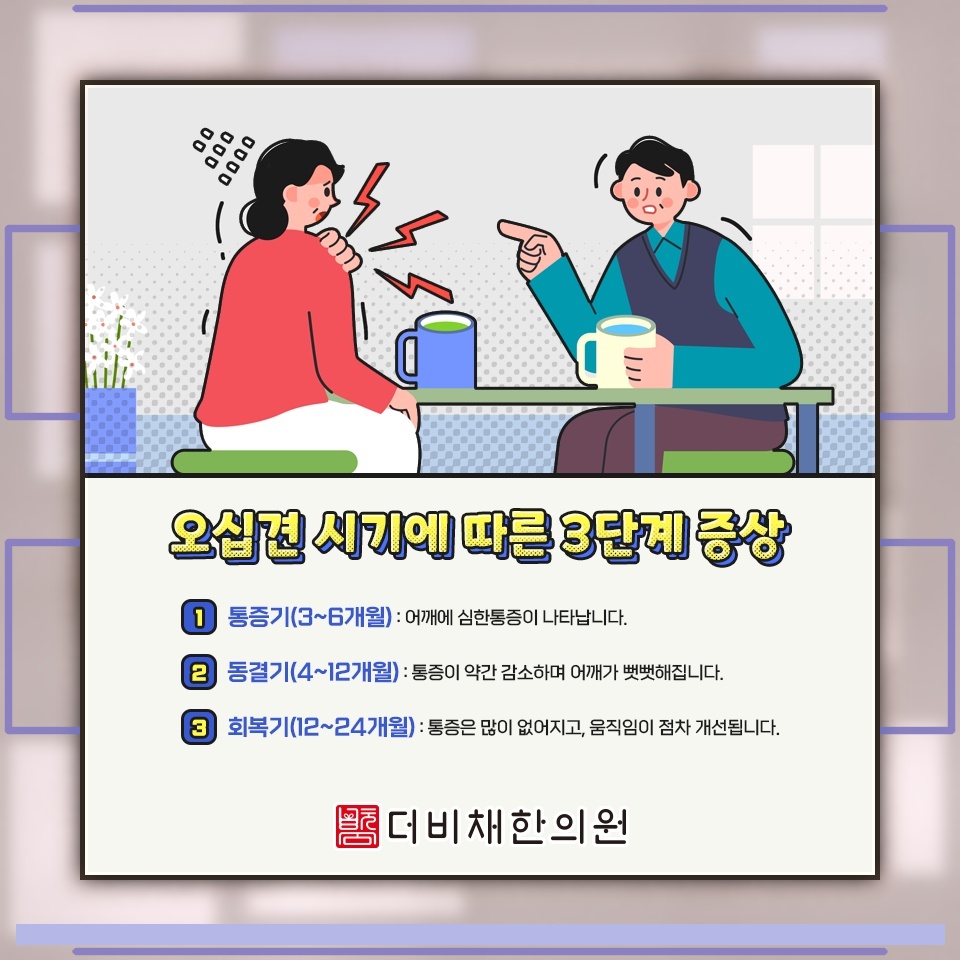 오십견으로 인한 어깨 통증과 움직임 제한 살펴보기